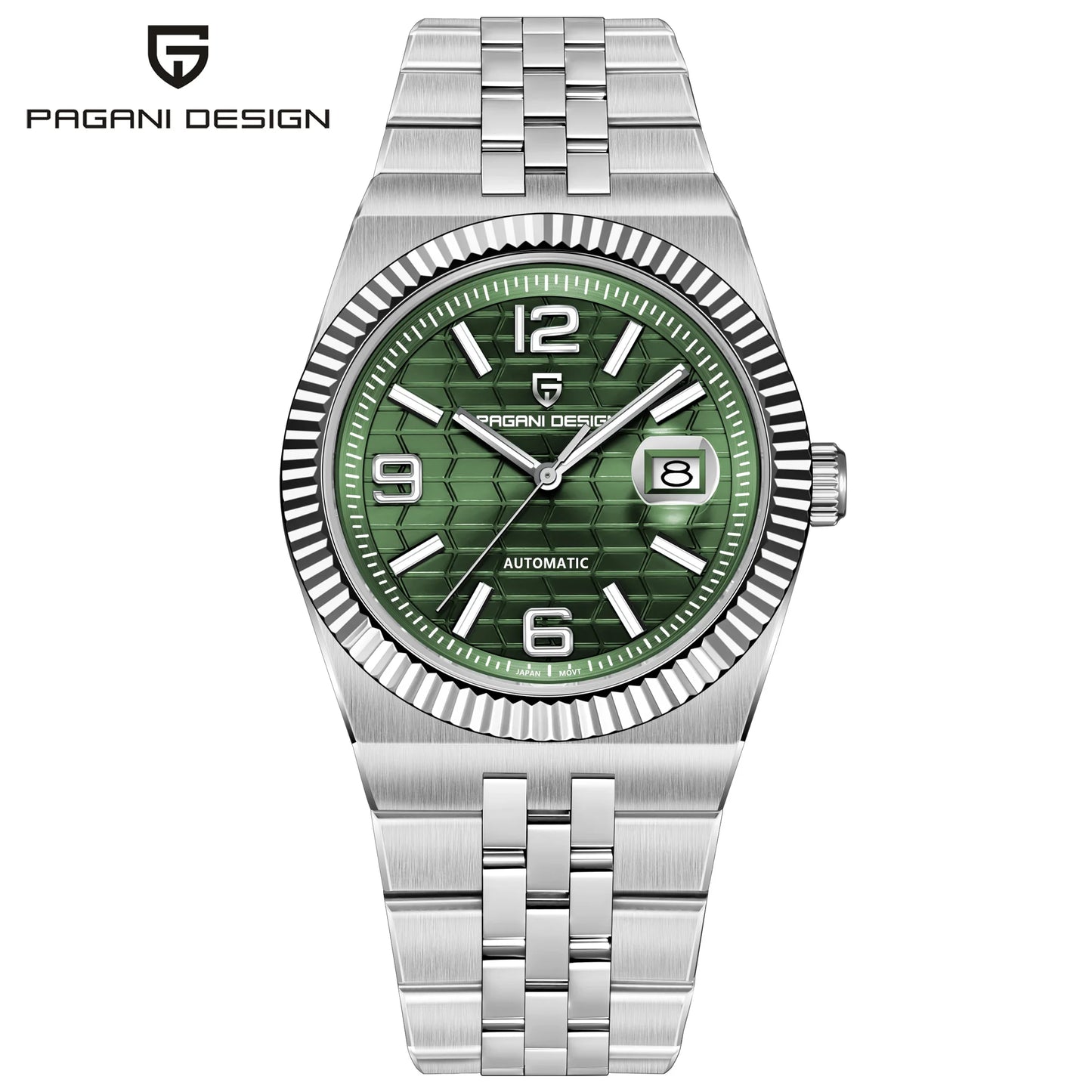 PAGANI DESIGN 2025 New Men's Watches 3D Rhombus Dial Luxury Automatic Watch For Men MIYOTA 8215 Movt Mechanical Wrist watch Men