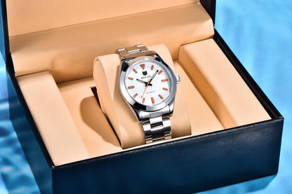 2025 New BENYAR Men's Watches Top Luxury Automatic Watch For Men Mechanical Wristwatches Stainless Steel Luminous Clock With Box