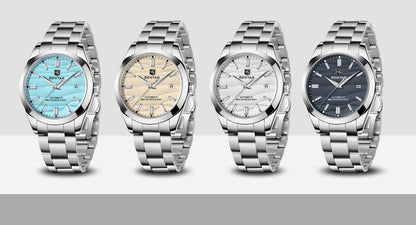 BENYAR 2024 Sand Dia 40MM Hot Sale Mechanical Watches 316L Stainless Steel Simple 5Bar Waterproof Automatic Wristwatch for Men ﻿