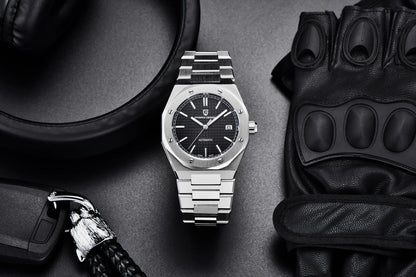 PAGANI DESIGN 2025 New 8215 Men's Automatic Mechanical Watch 40MM Sapphire Stainless Steel Waterproof 10Bar reloj hombre