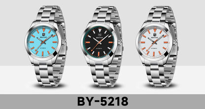 2025 New BENYAR Men's Watches Top Luxury Automatic Watch For Men Mechanical Wristwatches Stainless Steel Luminous Clock With Box