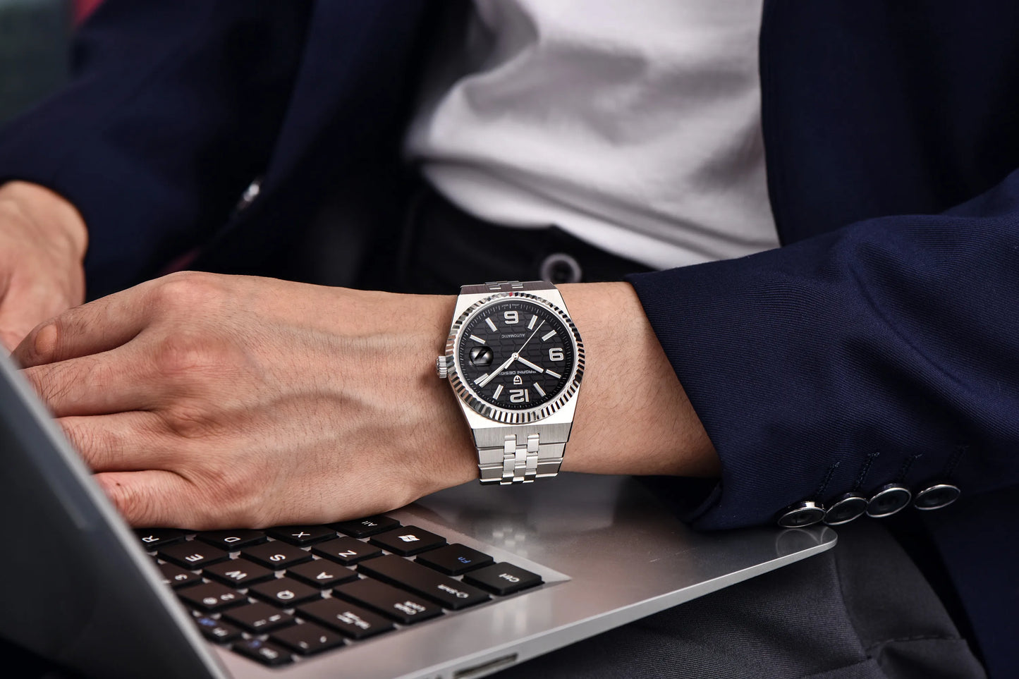 PAGANI DESIGN 2025 New Men's Watches 3D Rhombus Dial Luxury Automatic Watch For Men MIYOTA 8215 Movt Mechanical Wrist watch Men