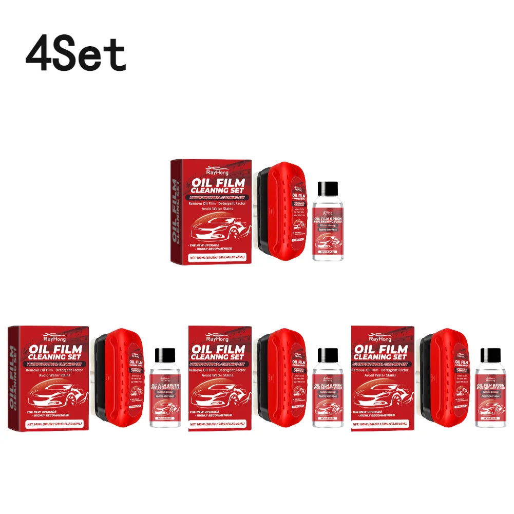 Glass Cleaning Board with Glass Oil Refill Universal Glass Cleaning Wipe Board Dust Remover Automobile Windshield Wiper Tools