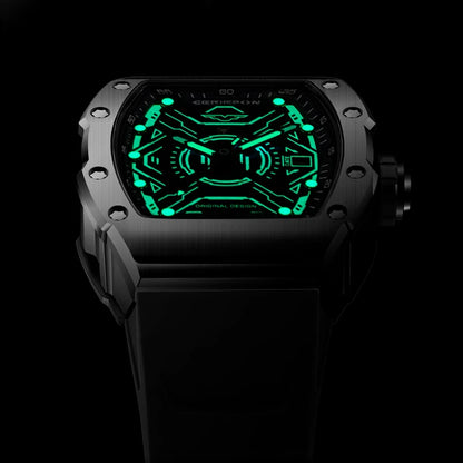 New Luxury Brand Original Mens Automatic Watch for Men Hollow Pagani Designs Chronograph Waterproof Man Mechanical Watches Reloj