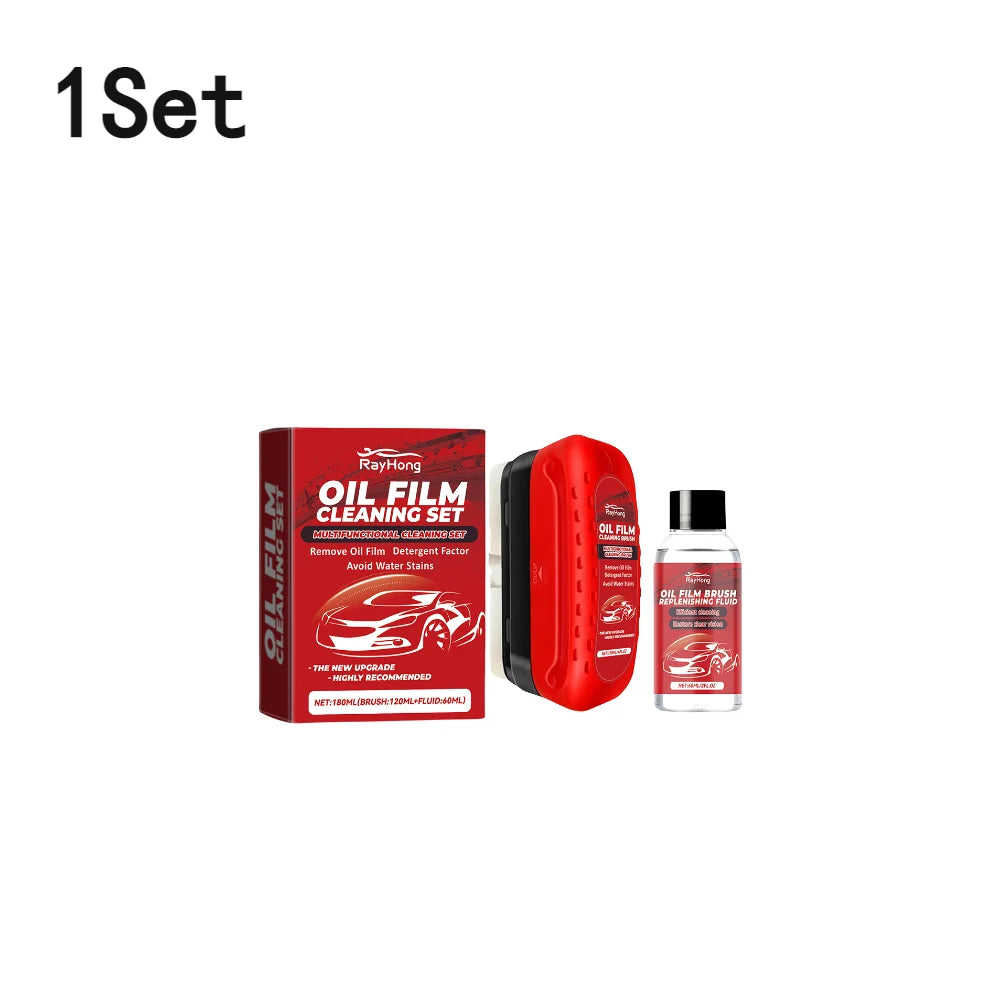 Glass Cleaning Board with Glass Oil Refill Universal Glass Cleaning Wipe Board Dust Remover Automobile Windshield Wiper Tools