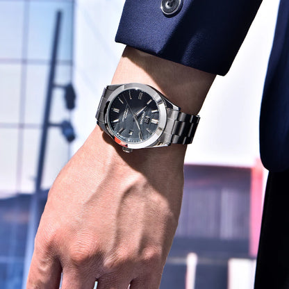 BENYAR 2024 New 40MM Desert Texture Luxury Men's Night Light Stainless Steel Men's Automatic Mechanical Watches BY-5208 Reloj