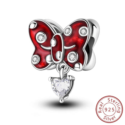 Hot Sale 925 Sterling Silve Charms Beads Forever Love Heart Sister Family Life Charms Dangle For Bracelet Woman Jewelry Gifts