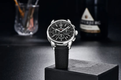 PAGANI DESIGN 2024 New Luxury Fashion Casual Men Quartz Watches VK63 100M Water Resistant Sapphire Glass Stainless Steel Watches