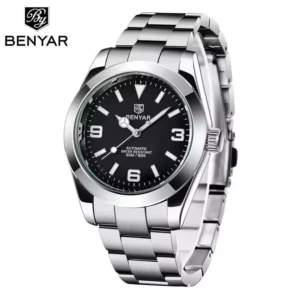 BENYAR 40MM V2 Version Top Brand  Luxury Men Watch Fashion Sport Watch  Automatic Mechanical Watches 10Bar BY-5177