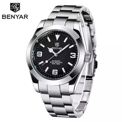 BENYAR 40MM V2 Version Top Brand  Luxury Men Watch Fashion Sport Watch  Automatic Mechanical Watches 10Bar BY-5177