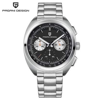 PAGANI DESIGN 2025 Men's Watch Multifunctional Chronograph Watches For Man Luxury Quartz Wristwatch AR Sapphire Luminous Clocks