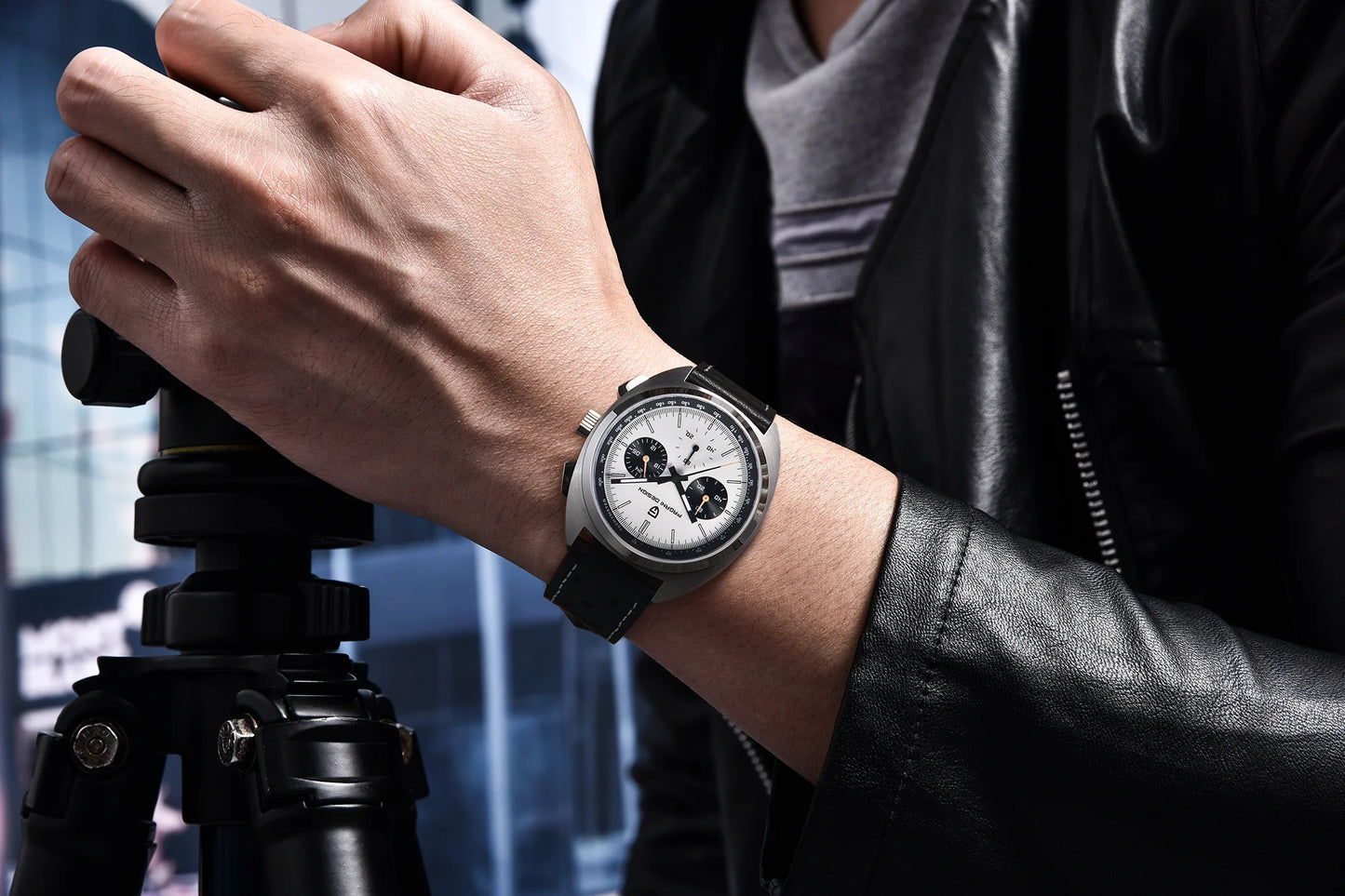 PAGANI DESIGN 2025 New Pilot Luxury Quartz Watch For Men Sport Chronograph AR Sapphire crystal Stainless steel Wrist watches Men