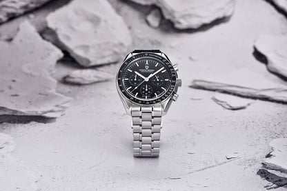 PAGANI DESIGN 2025 New Moon Watch Retro Luxury Quartz Watches For Men Stainless steel Luminous waterproof Sport Chronograph Man