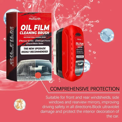 Glass Cleaning Board Universal Glass Cleaning Wipe Board Cleaning Glass Brush for Car Windshield Oil Film Cleaner Glass Coating