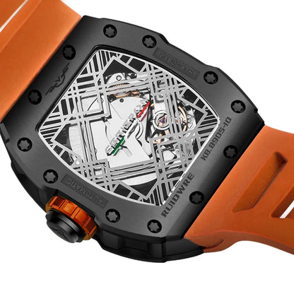 New Luxury Brand Original Mens Automatic Watch for Men Hollow Pagani Designs Chronograph Waterproof Man Mechanical Watches Reloj