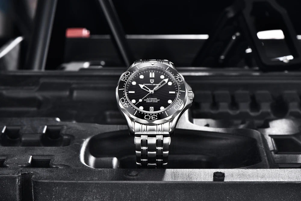 PAGANI DESIGN Men's Watches with Gift Box 2025 New Luxury Automatic Watch Mechanical Wristwatches Sapphire Ceramic Bezel Clocks