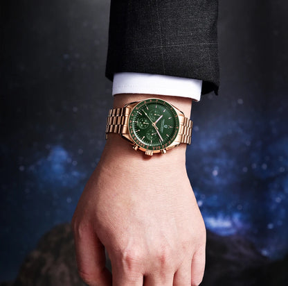 PAGANI DESIGN 2025 New Moon Watch For Men Quartz Multifunction Chronograph Sports Mens Watches Top Brand Luxury Sapphire Mirror