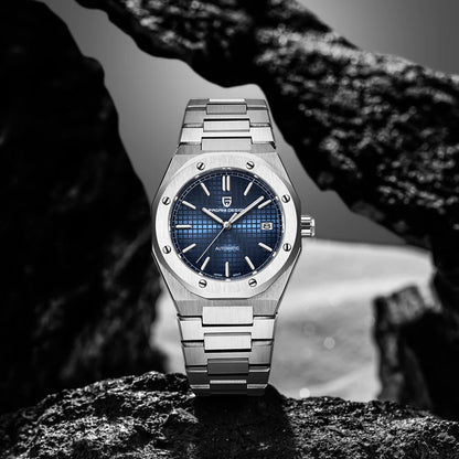 PAGANI DESIGN 2025 New 8215 Men's Automatic Mechanical Watch 40MM Sapphire Stainless Steel Waterproof 10Bar reloj hombre