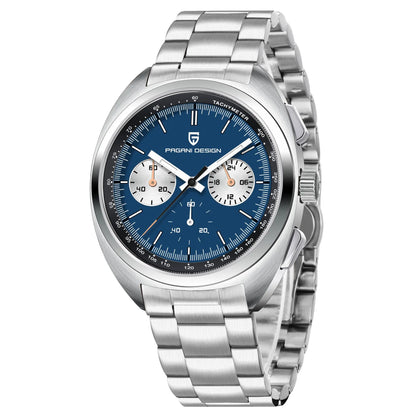 PAGANI DESIGN 2025 New Pilot Luxury Quartz Watch For Men Sport Chronograph AR Sapphire crystal Stainless steel Wrist watches Men