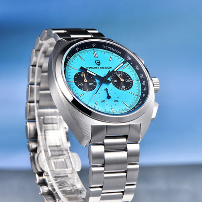 PAGANI DESIGN 2025 Men's Watch Multifunctional Chronograph Watches For Man Luxury Quartz Wristwatch AR Sapphire Luminous Clocks