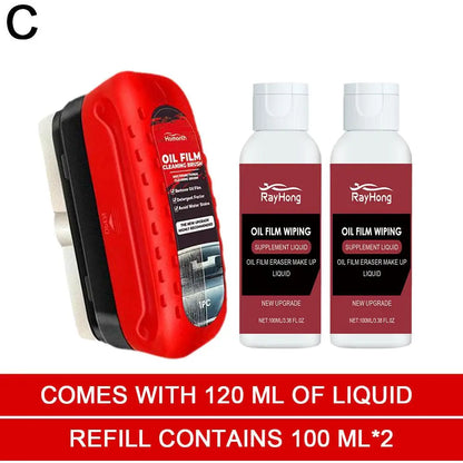 Limpa película de óleo para para-brisas de automóvel, tábua de limpeza de vidros, pano de limpeza para vidros, removedor de películas de óleo para vidros de automóveis, escova de limpeza de vidros para automóveis