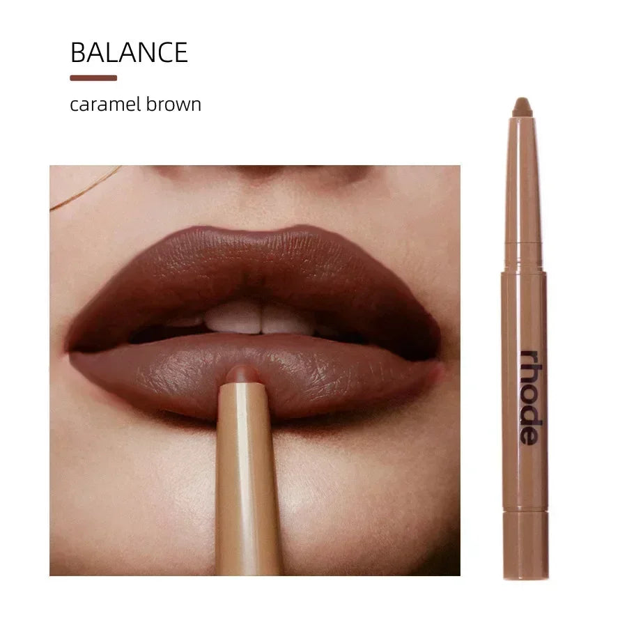 With box Skin Peptide Lip Shape Pen Lip Liner Long Lasting Lip Tint Pencil Pen Makeup Lipstick Powder Blusher Gloss Rouge Makeup