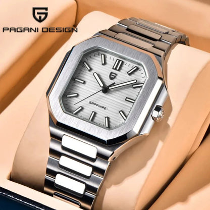 2025 New PAGANI DESIGN Top Brand Men Quartz Watches Luxury Sapphire Glass AR Coated Business Watch Japan VH31 Luminous Watch Men
