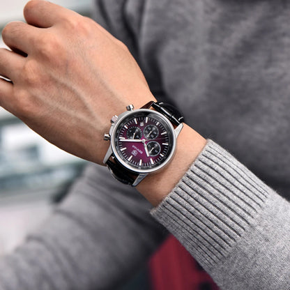 2025 New Men's Watch BENYAR Luxury Quartz Watches For Man Fashion Man Gifts Complete Calendar Top PU Leather Sport Watches Clock