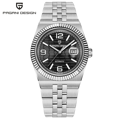 PAGANI DESIGN 2025 New Men's Watches 3D Rhombus Dial Luxury Automatic Watch For Men MIYOTA 8215 Movt Mechanical Wrist watch Men