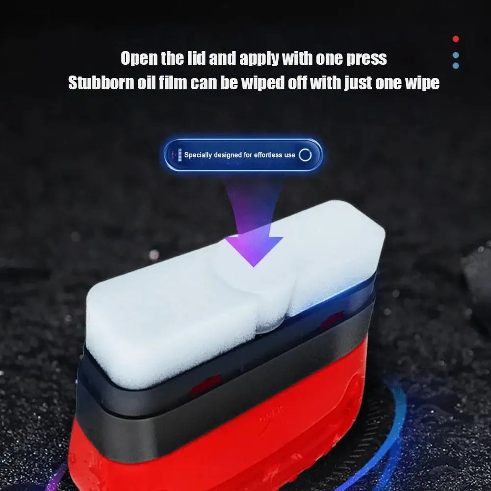 Limpa película de óleo para para-brisas de automóvel, tábua de limpeza de vidros, pano de limpeza para vidros, removedor de películas de óleo para vidros de automóveis, escova de limpeza de vidros para automóveis
