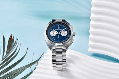 PAGANI DESIGN 2025 New Pilot Luxury Quartz Watch For Men Sport Chronograph AR Sapphire crystal Stainless steel Wrist watches Men