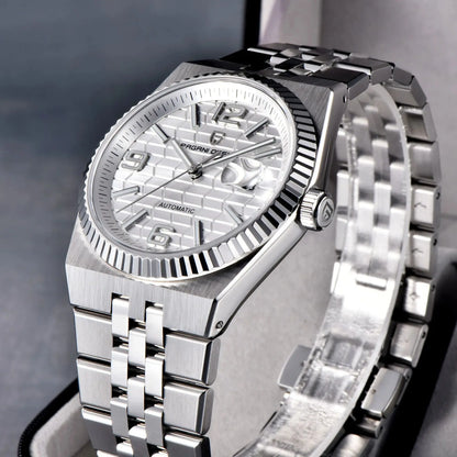 PAGANI DESIGN 2025 New Men's Watches 3D Rhombus Dial Luxury Automatic Watch For Men MIYOTA 8215 Movt Mechanical Wrist watch Men