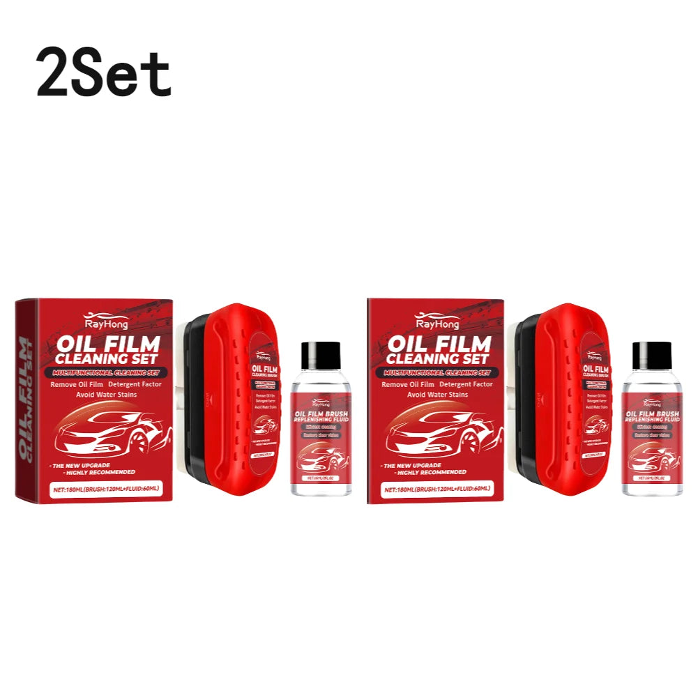 Glass Cleaning Board with Glass Oil Refill Universal Glass Cleaning Wipe Board Dust Remover Automobile Windshield Wiper Tools