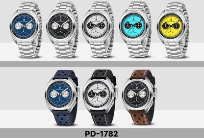 PAGANI DESIGN 2025 New Pilot Luxury Quartz Watch For Men Sport Chronograph AR Sapphire crystal Stainless steel Wrist watches Men