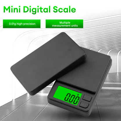Balança de bolso de precisão 1000g x 0,1g - Balança digital em gramas, para alimentos, joias e onças/grãos com visor LCD retroiluminado - Mini balança para viagens