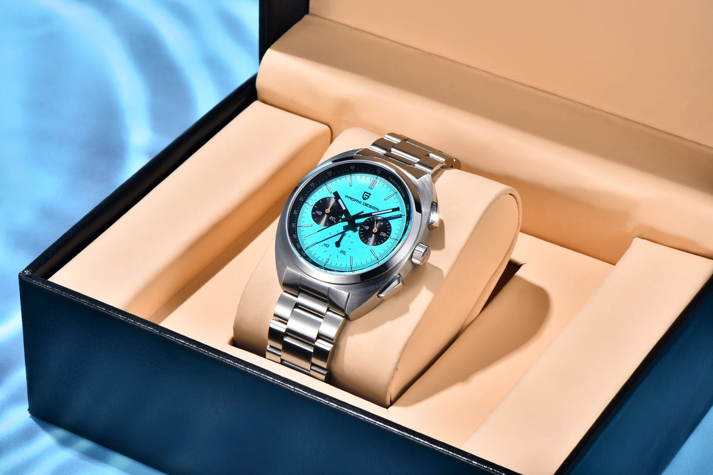 PAGANI DESIGN 2025 New Pilot Luxury Quartz Watch For Men Sport Chronograph AR Sapphire crystal Stainless steel Wrist watches Men