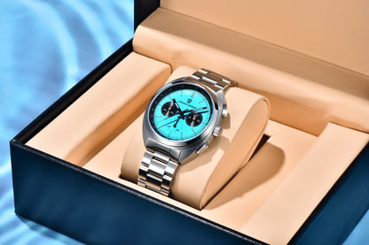 PAGANI DESIGN 2025 New Pilot Luxury Quartz Watch For Men Sport Chronograph AR Sapphire crystal Stainless steel Wrist watches Men