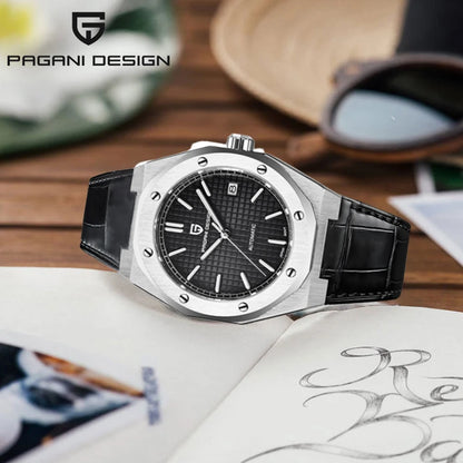 PAGANI DESIGN 2025 New 8215 Men's Automatic Mechanical Watch 40MM Sapphire Stainless Steel Waterproof 10Bar reloj hombre