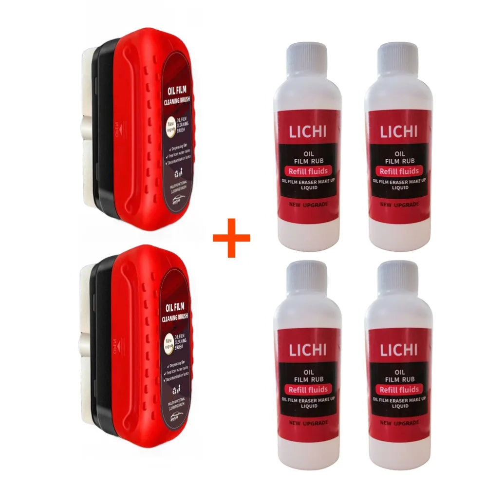 Car Glass Oil Film Remover Glass Cleaning Board Hydrophobic Glass Coating for Windshield Clear Window Auto Detailing Tool