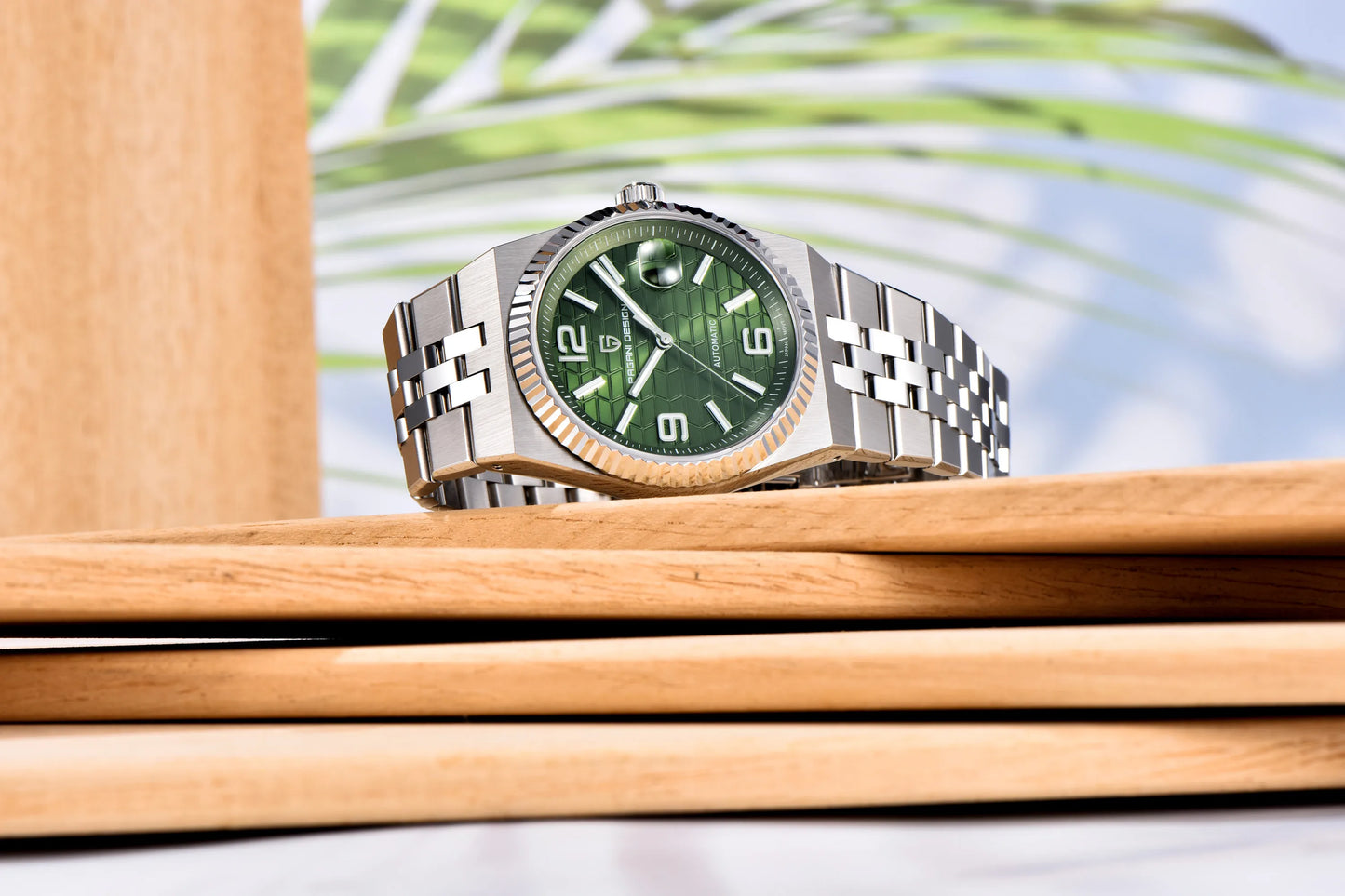 PAGANI DESIGN 2025 New Men's Watches 3D Rhombus Dial Luxury Automatic Watch For Men MIYOTA 8215 Movt Mechanical Wrist watch Men