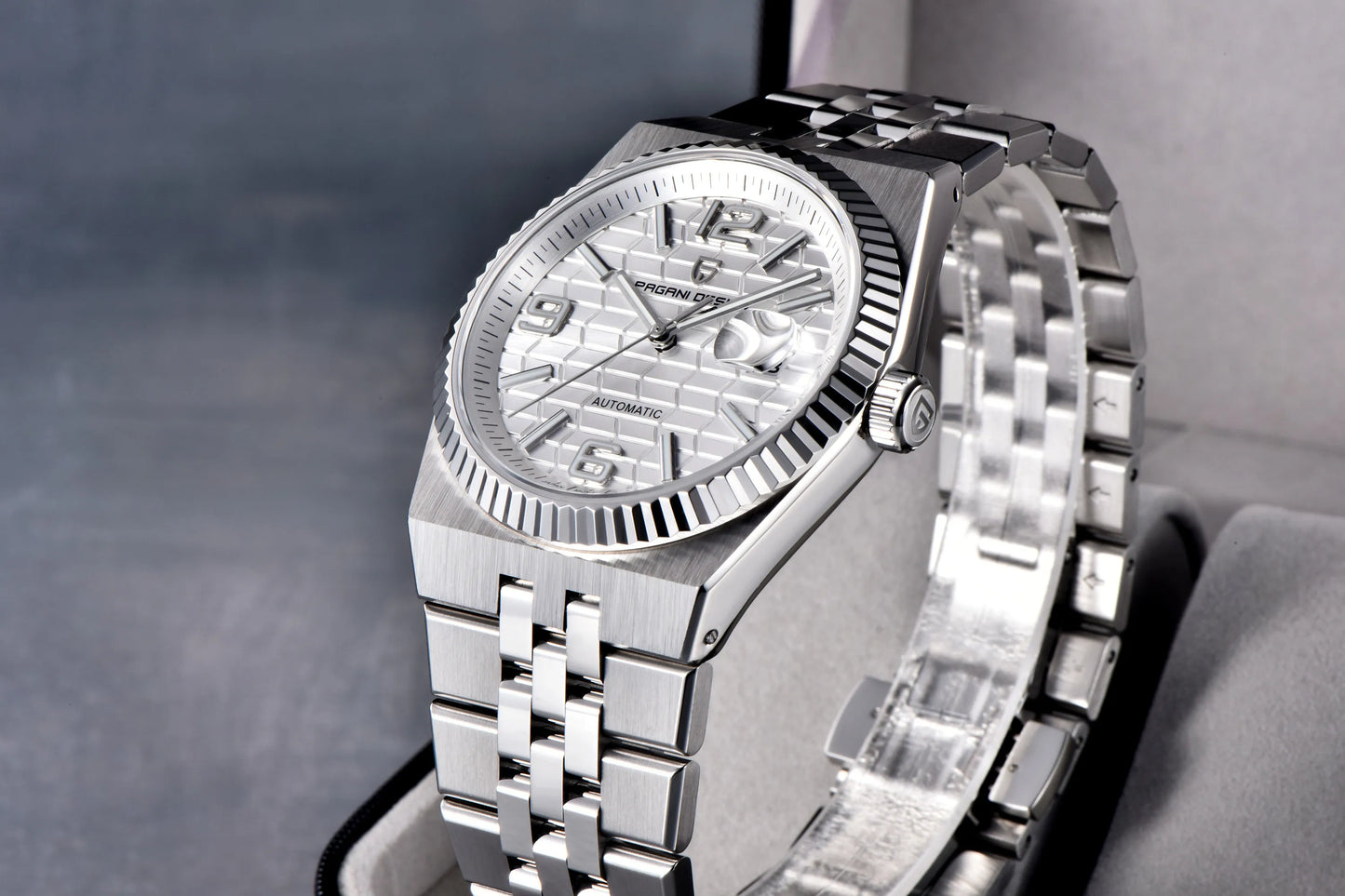 PAGANI DESIGN 2025 New Men's Watches 3D Rhombus Dial Luxury Automatic Watch For Men MIYOTA 8215 Movt Mechanical Wrist watch Men