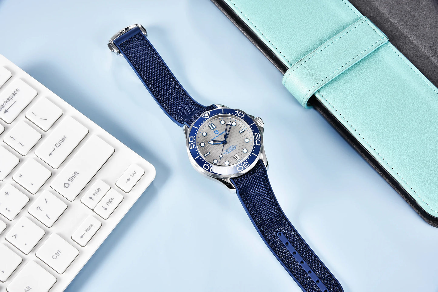 PAGANI DESIGN Men's Watches with Gift Box 2025 New Luxury Automatic Watch Mechanical Wristwatches Sapphire Ceramic Bezel Clocks