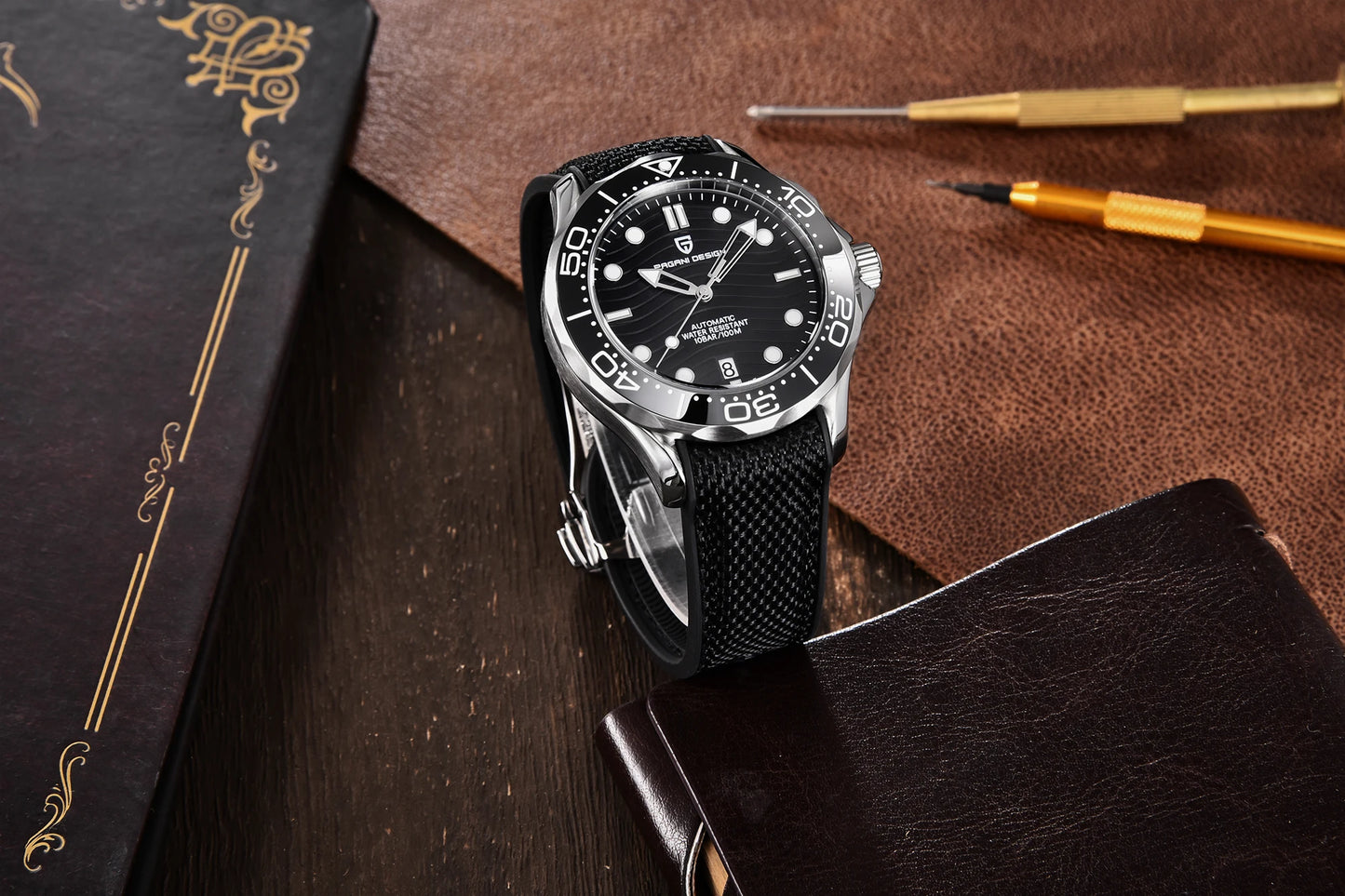 PAGANI DESIGN Men's Watches with Gift Box 2025 New Luxury Automatic Watch Mechanical Wristwatches Sapphire Ceramic Bezel Clocks