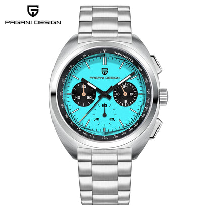 PAGANI DESIGN 2025 Men's Watch Multifunctional Chronograph Watches For Man Luxury Quartz Wristwatch AR Sapphire Luminous Clocks
