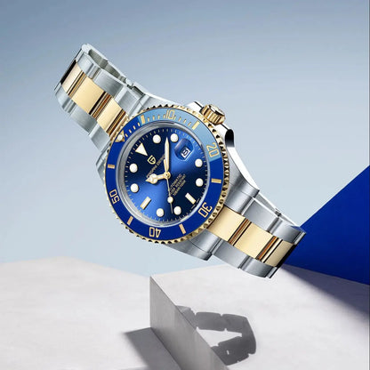 2024 New PAGANI DESIGN 43MM Men Mechanical Watches Luxury Ceramic Bezel 120 Clicks Automatic Watch 100M Waterproof Watch for Men