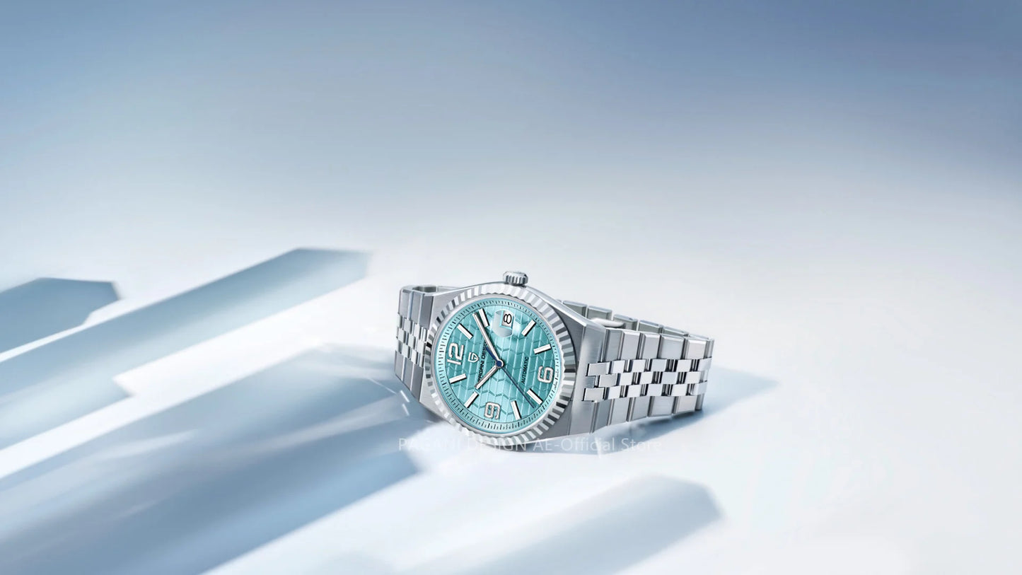 PAGANI DESIGN 2025 New Men's Watches 3D Rhombus Dial Luxury Automatic Watch For Men MIYOTA 8215 Movt Mechanical Wrist watch Men