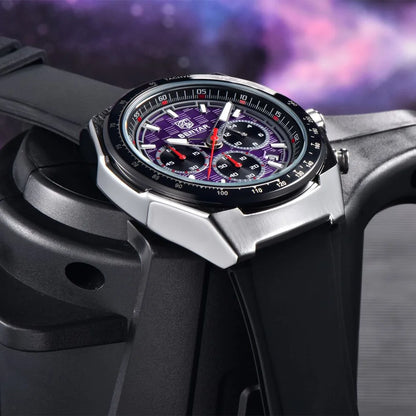 BENYAR 2025 44MM Multi functional Complex Luxury Men Quartz Watches Waterproof Stainless Steel Men Chronograph Gift With Box