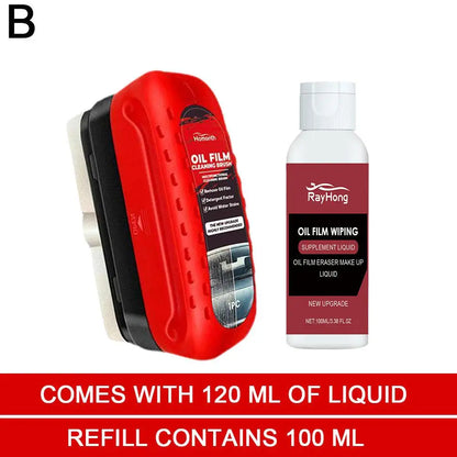 Limpa película de óleo para para-brisas de automóvel, tábua de limpeza de vidros, pano de limpeza para vidros, removedor de películas de óleo para vidros de automóveis, escova de limpeza de vidros para automóveis