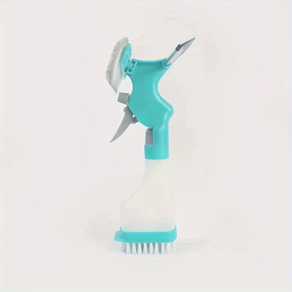 Glass Cleaning Wizard Effortless Scraping, Wiping, Scrubbing  Spraying Streak-Free, All-Purpose Tool for Bathroom, Window