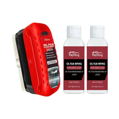 Limpa película de óleo para para-brisas de automóvel, tábua de limpeza de vidros, pano de limpeza para vidros, removedor de películas de óleo para vidros de automóveis, escova de limpeza de vidros para automóveis